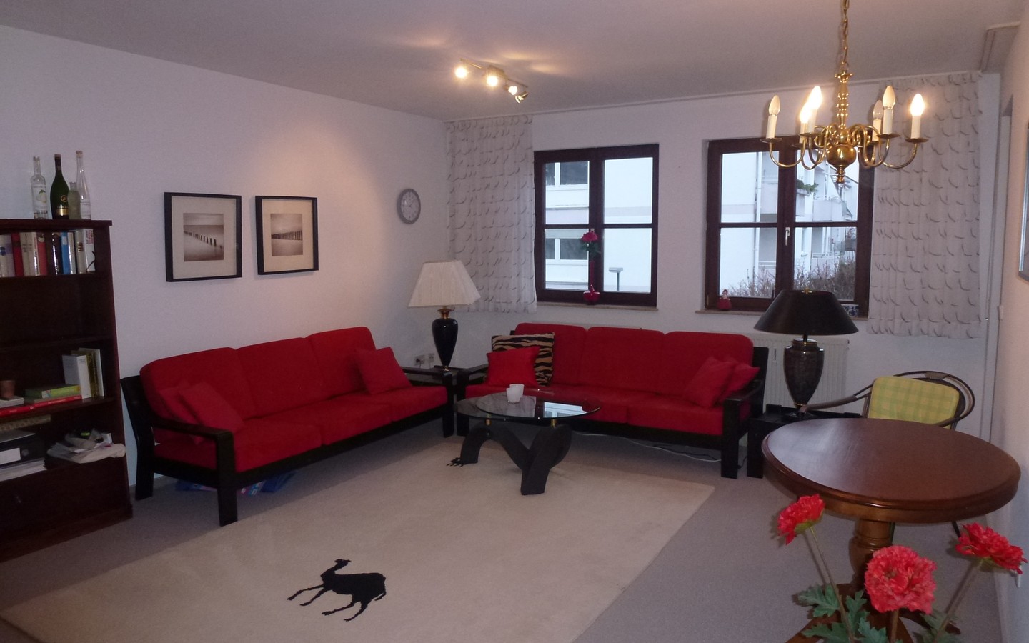 Wohnzimmer - HD-Handschuhsheim - sehr schöne, ruhiggelegene 2 ZKB mit Balkon