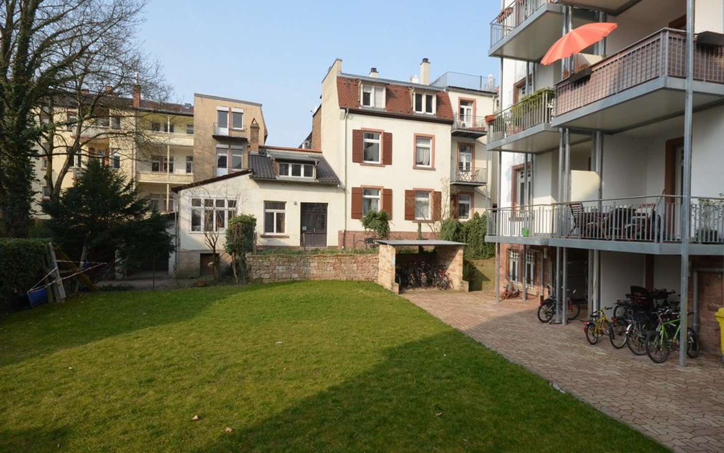 Garten - HD-Neuenheim: Traumhafte 4 Zimmerwohnung saniertem Altbau