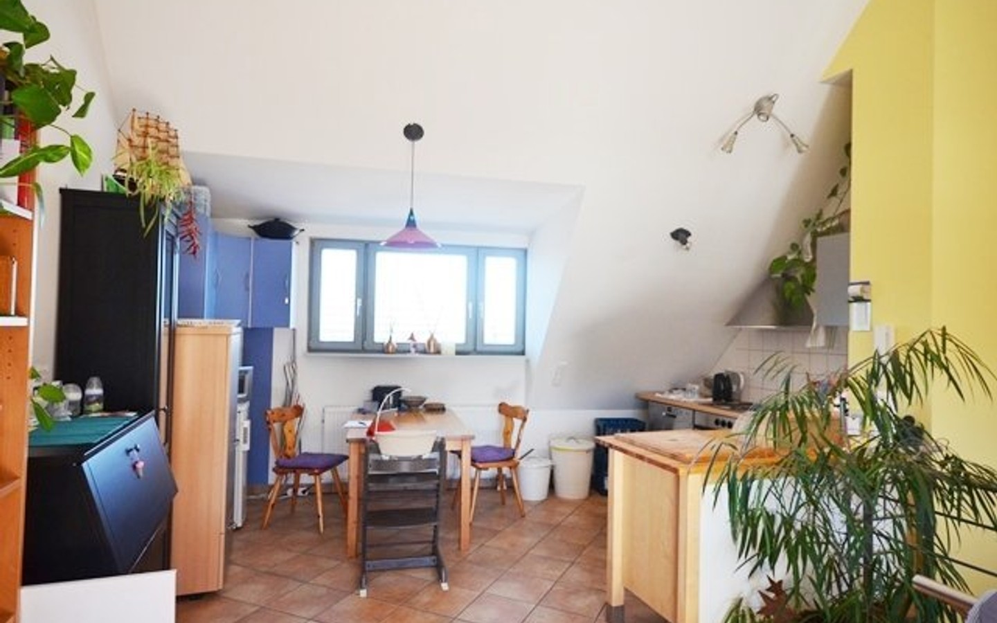 Küchen /Essbereich - Charmates Kleinod in HD - Handschuhsheim: moderne 2 Zimmermaisonettwohnung mit großer Dachterrasse