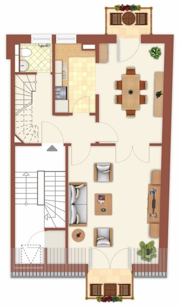 2.Obergeschoss - HD-Bergheimer Str.: Traumhafte Maisonette-Wohnung in zentraler Lage