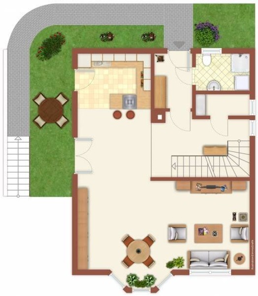 Grundriss 2 - Gauangelloch: sehr schönes freistehendes Einfamilienhaus perfekt für die Familie