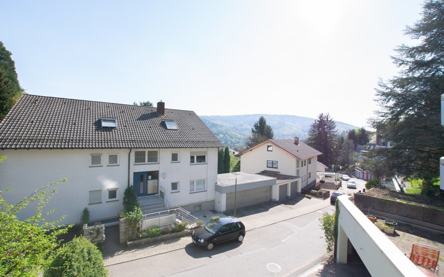 Blick vom Balkon - HD-Ziegelhausen: Tolle 2 Zimmerwohnung mit riesigem Balkon