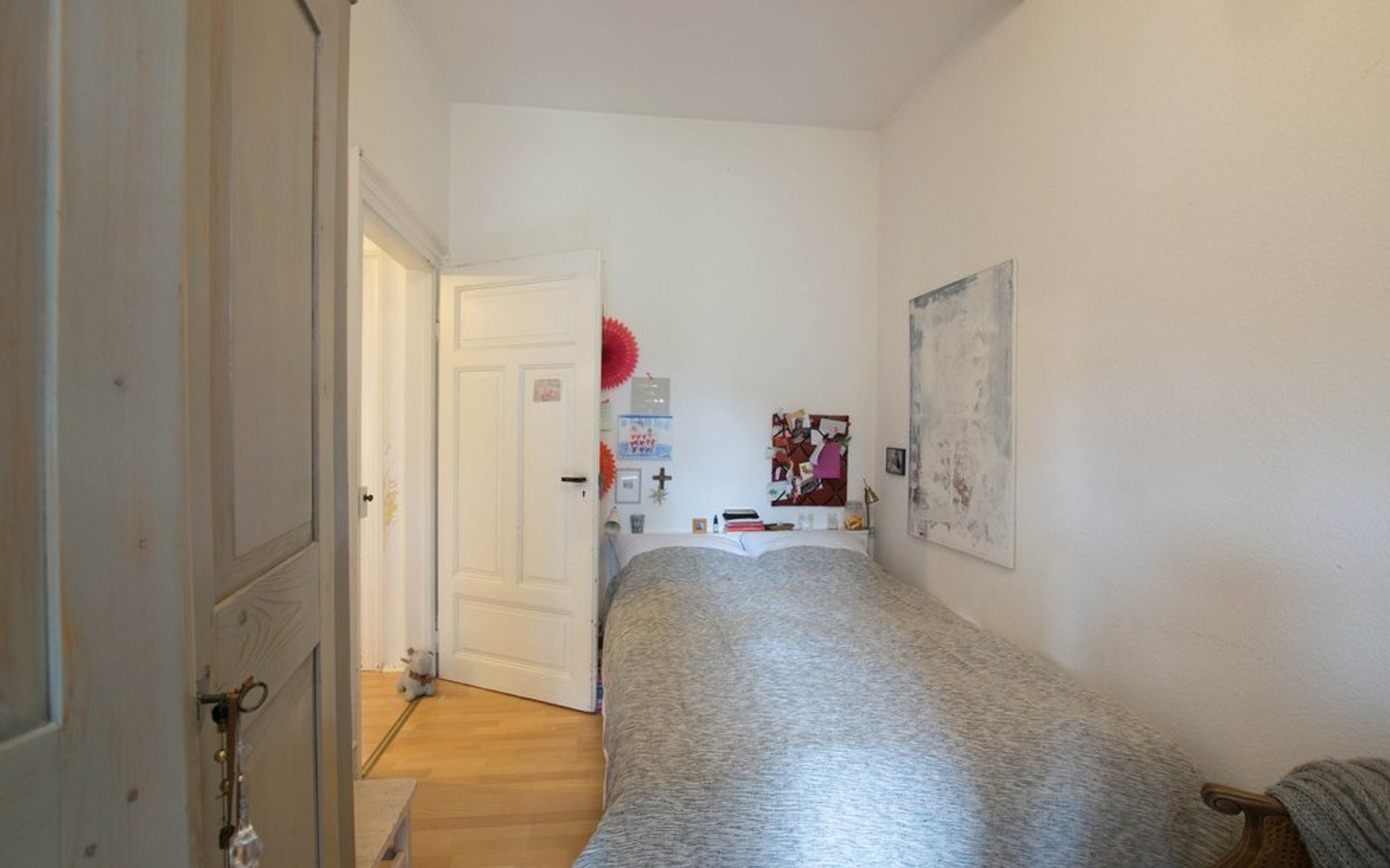 Schlafzimmer - HD-Bergheim: Schöne, vermietete Altbauwohnung - perfekte Kapitalanlage!