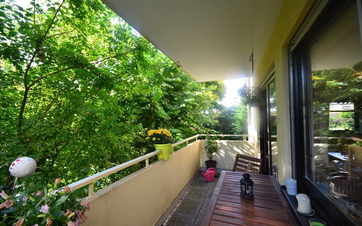 Balkon - Krebs Immobilien: Eppelheim (Hildastraße): Sehr schöne Zweizimmerwohnung in zentraler Lage