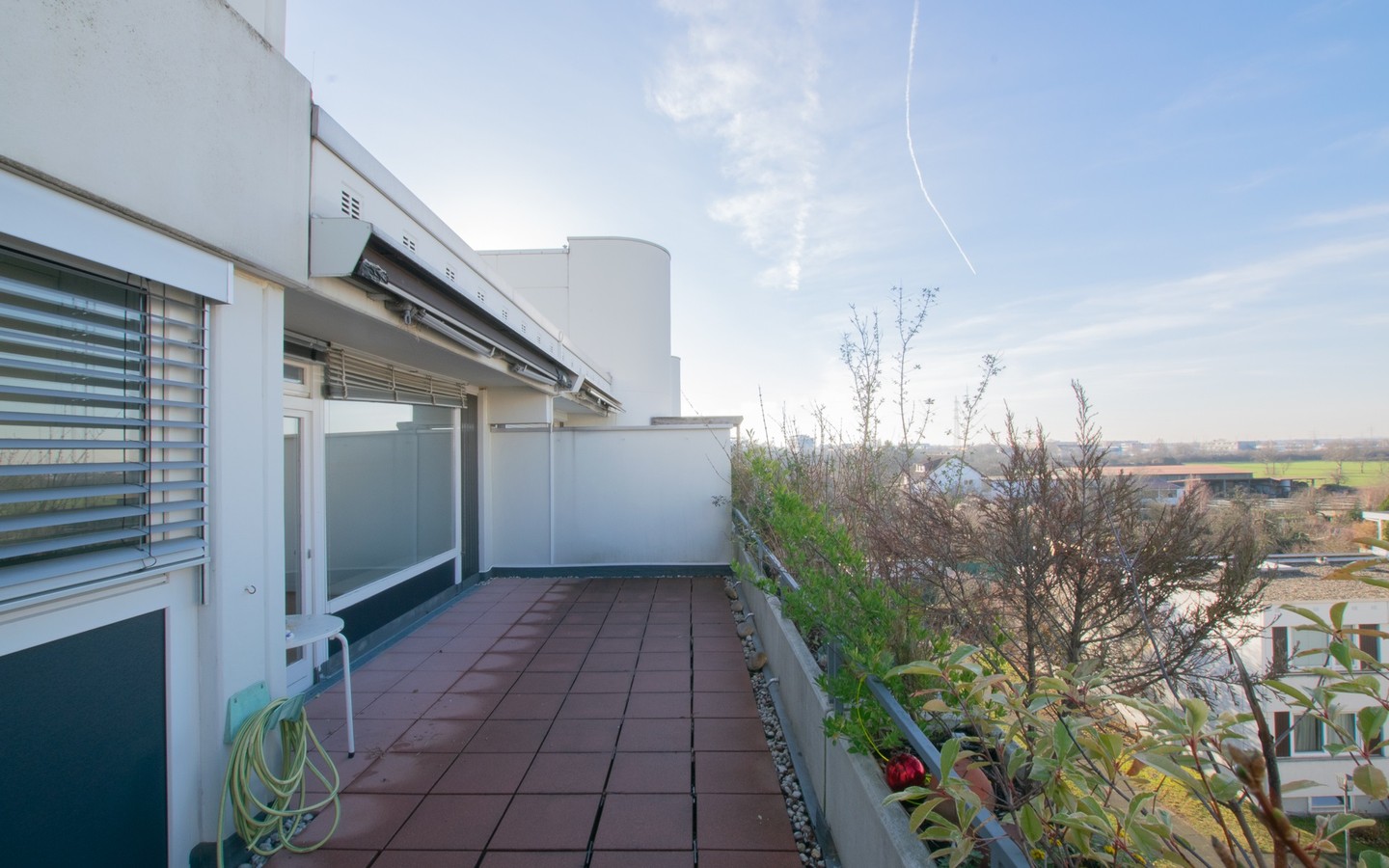Terrasse - Großzügige Maisonettewohnung mit Terrasse und tollem Ausblick