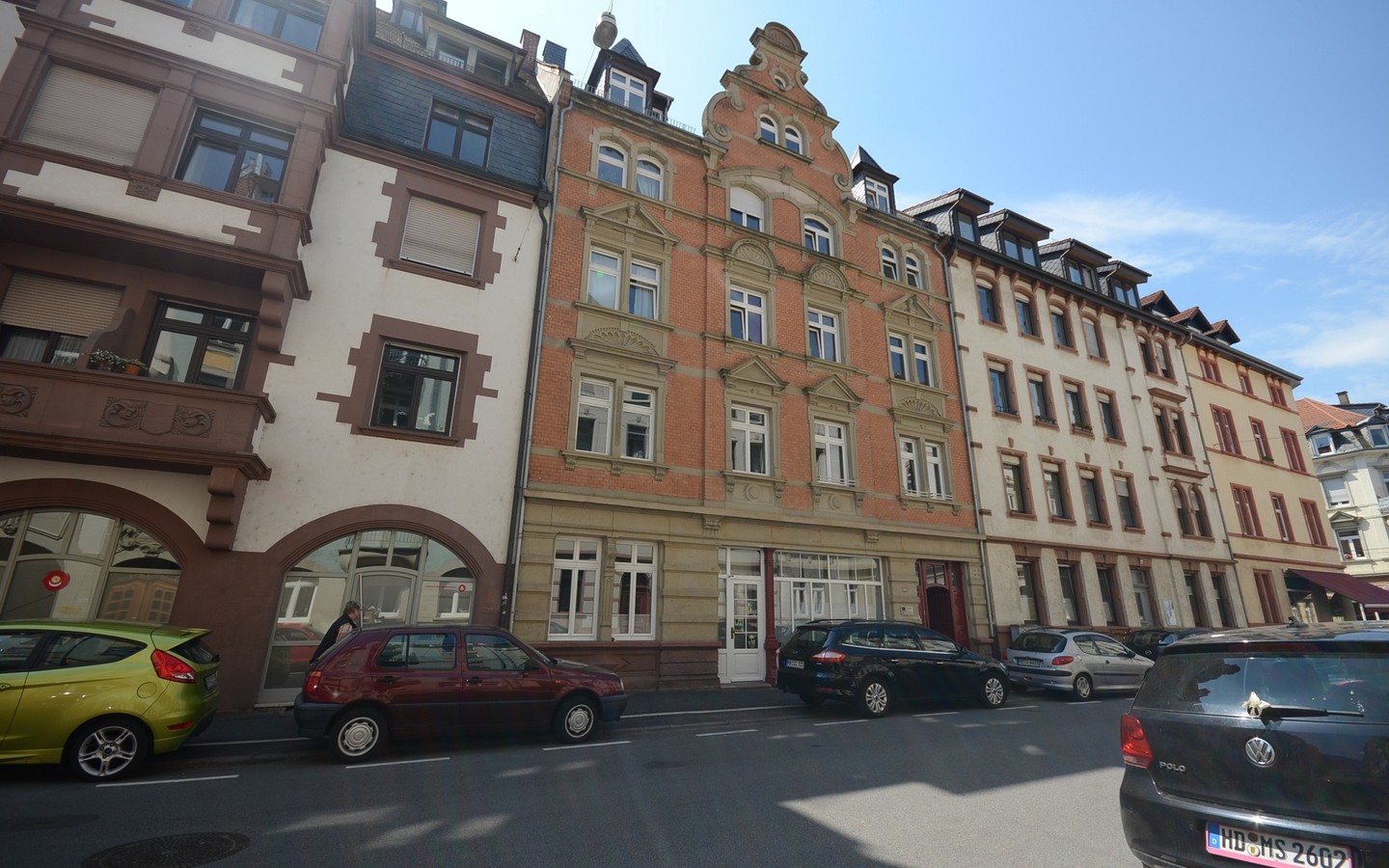 Hausansicht - Heidelberg-Weststadt, Blumenstrasse: Helle und charmante Erdgeschosswohnung - Top !