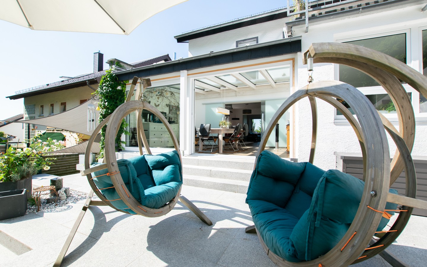 Terrasse - Modernes und perfekt durchdachtes Haus in toller Aussichtslage von Gauangelloch +Virtuelle 3D-Tour+