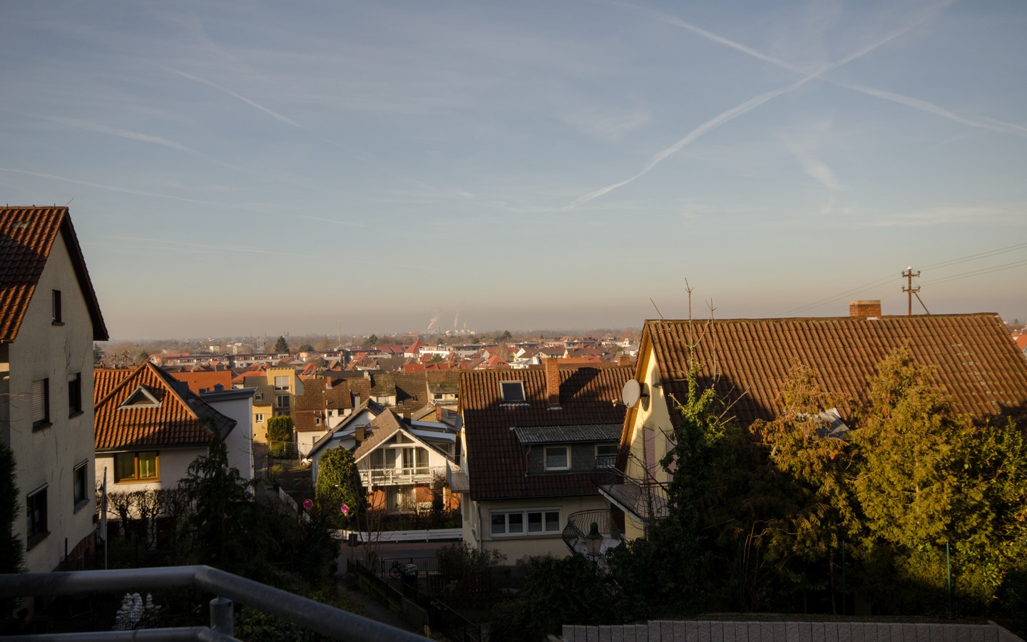Balkon - Bezaubernde Dreizimmerwohnung mit großartigem Weitblick über Schriesheim und die Rheinebene