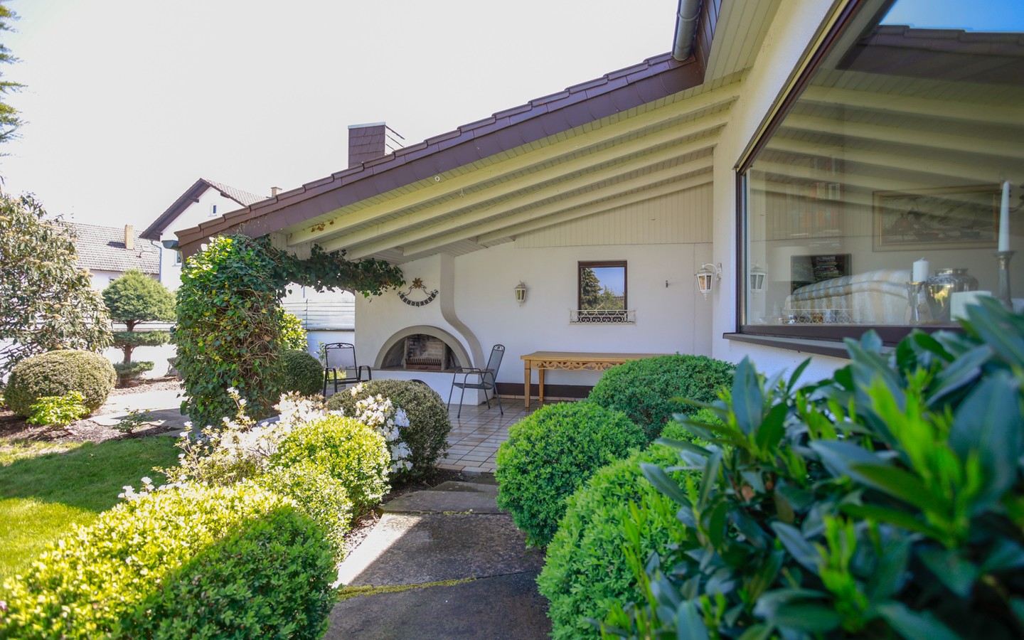 Garten-/Terrassenbereich - Gepflegtes 1-Familienhaus mit Wohlfühlfaktor in St. Leon