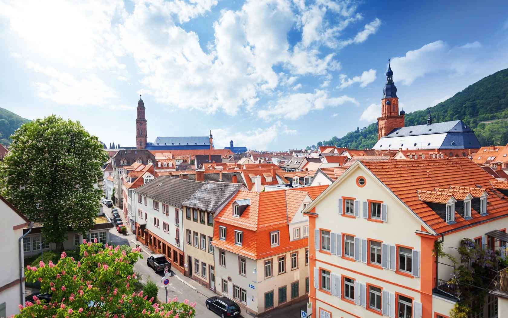 Die wunderschöne Altstadt von Heidelberg