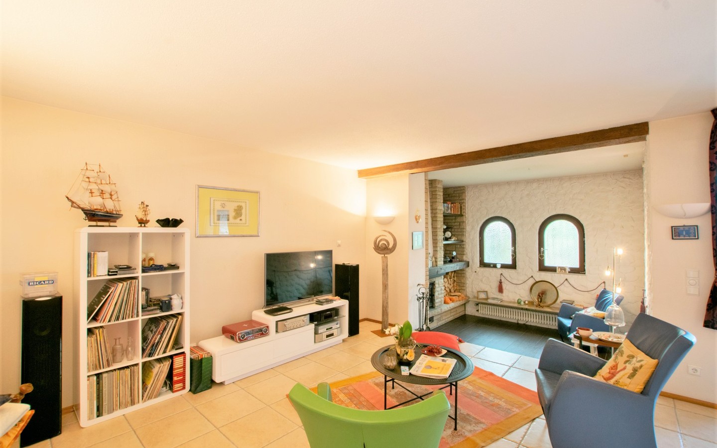 Wohnzimmer - Für den Urlaub zu Hause: Einfamilienhaus mit mediterranem Charme!