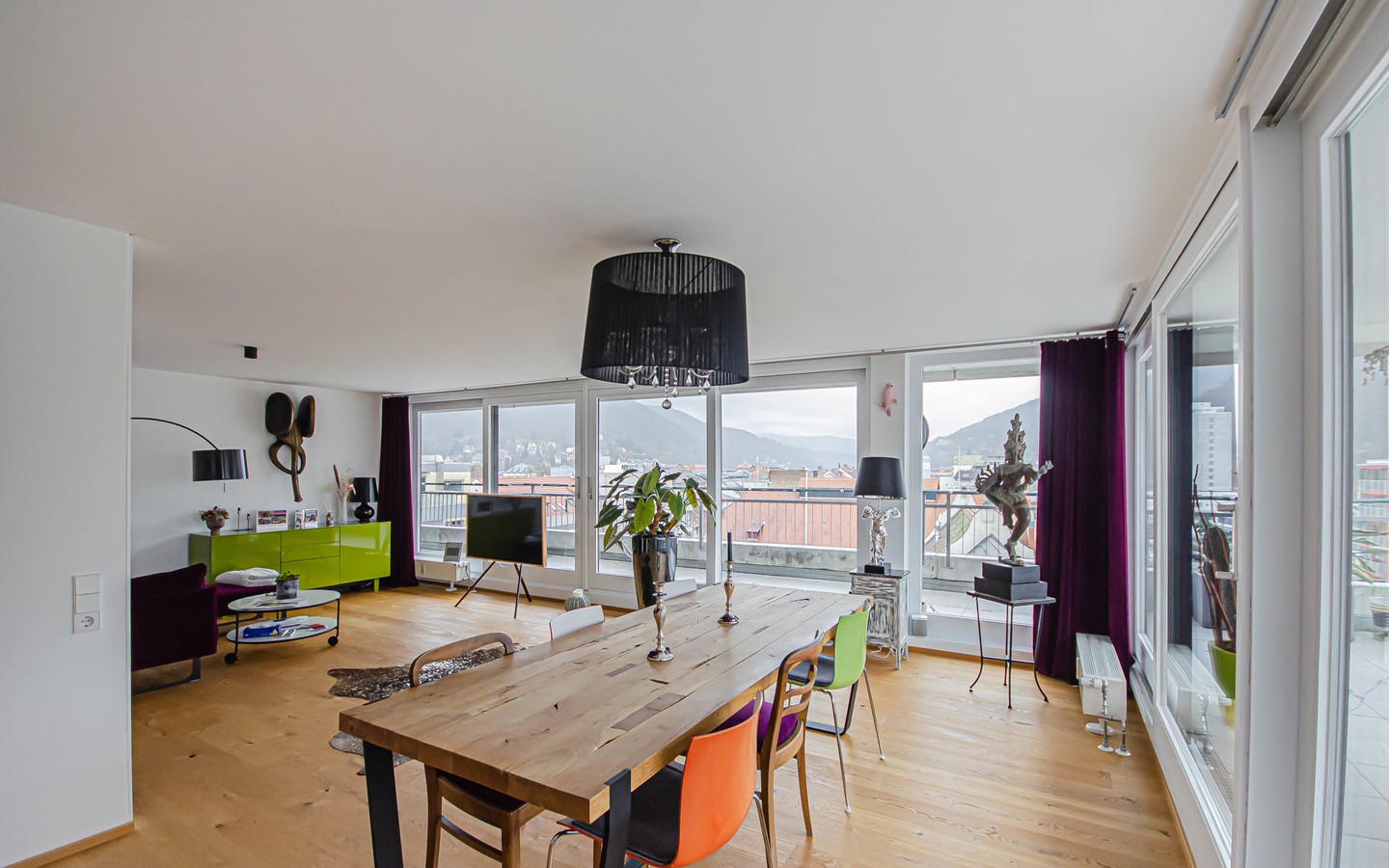 Essbereich - Repräsentative Penthouse-Wohnung im Herzen von Bergheim