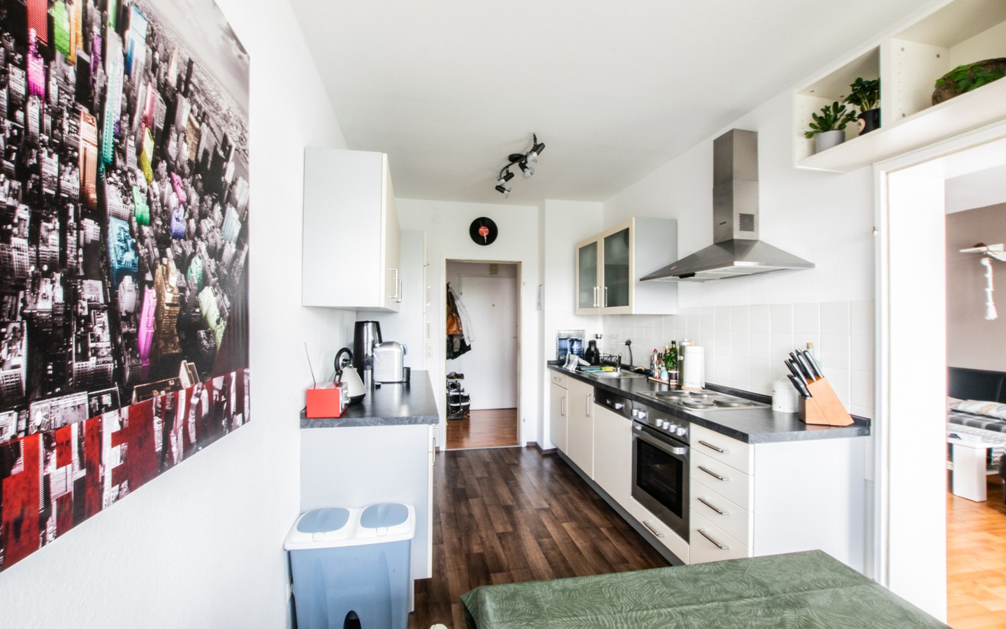 Küche - HD-Rohrbach: toll geschnittene 2-Zimmer-Wohnung mit Stellplatz und Loggia zur Sonnenseite!