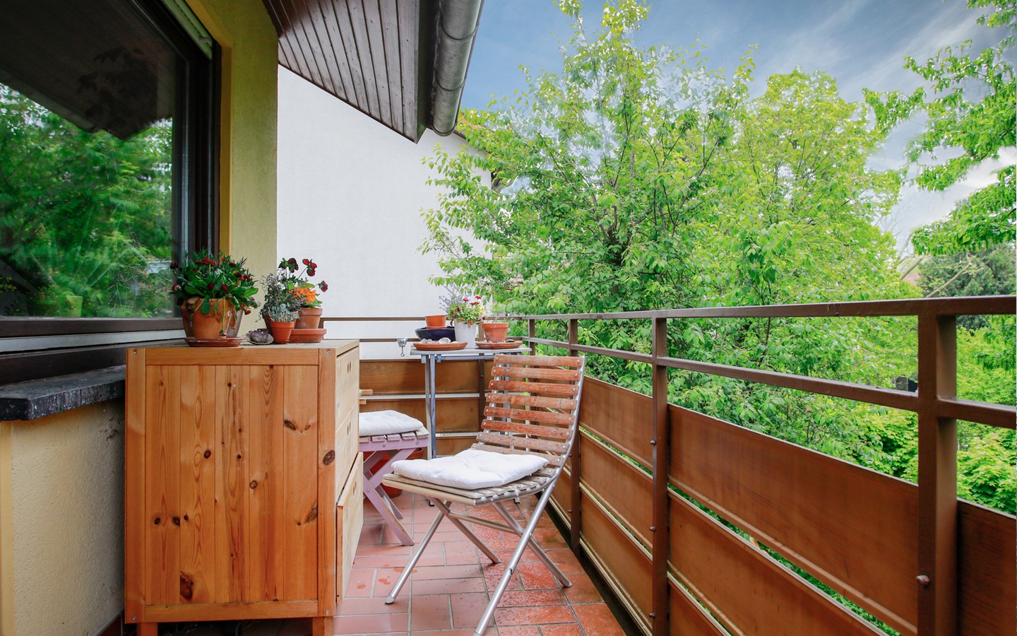Balkon 1. OG - HD-Handschuhsheim: Eigennutzung oder Kapitalanlage? Bei diesem Zweifamilienhaus ist beides möglich!