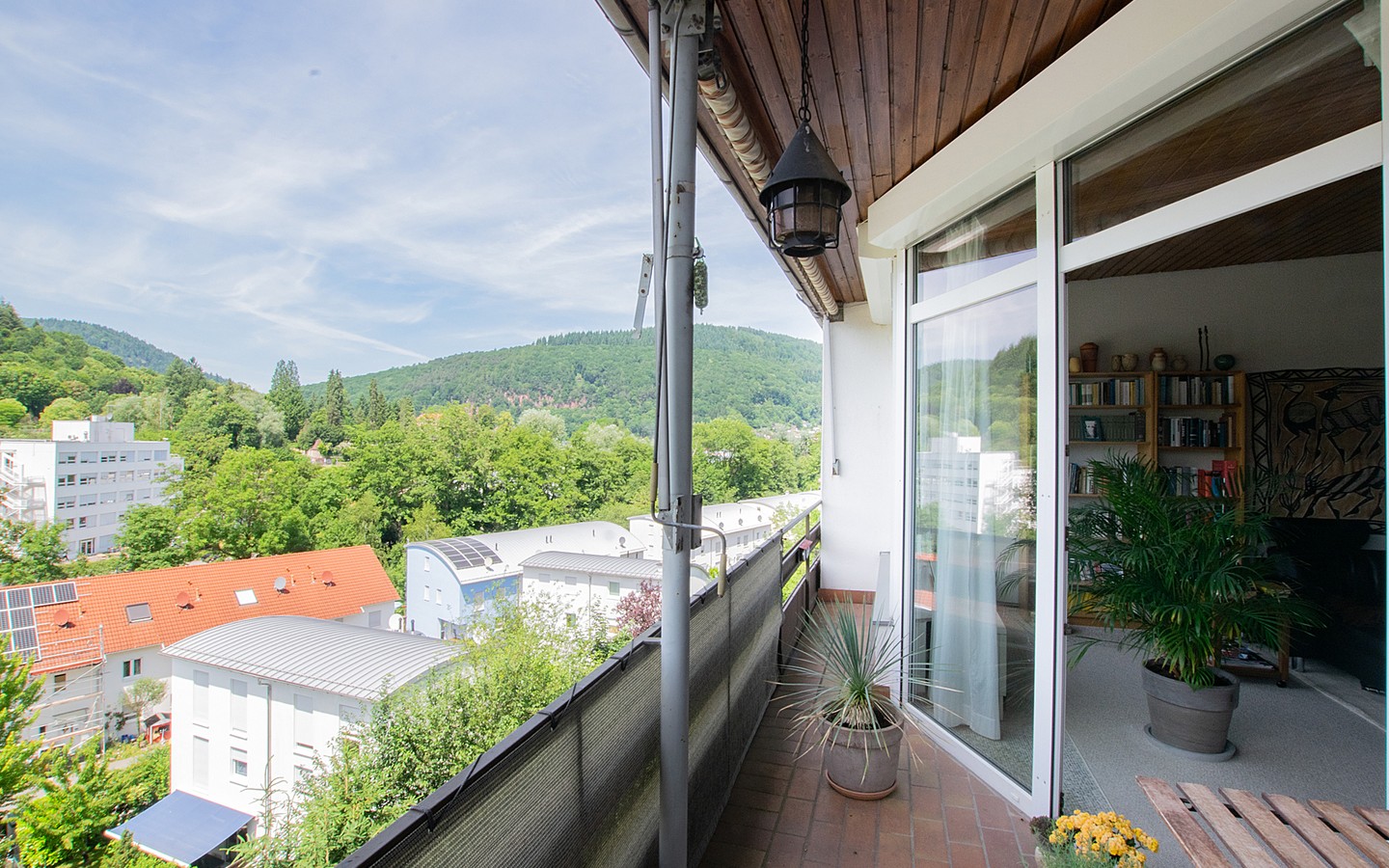 Balkon 1 - Provisionsfrei: 3-Zimmer-Wohnung in herrlicher Aussichtslage von Neckargemünd!