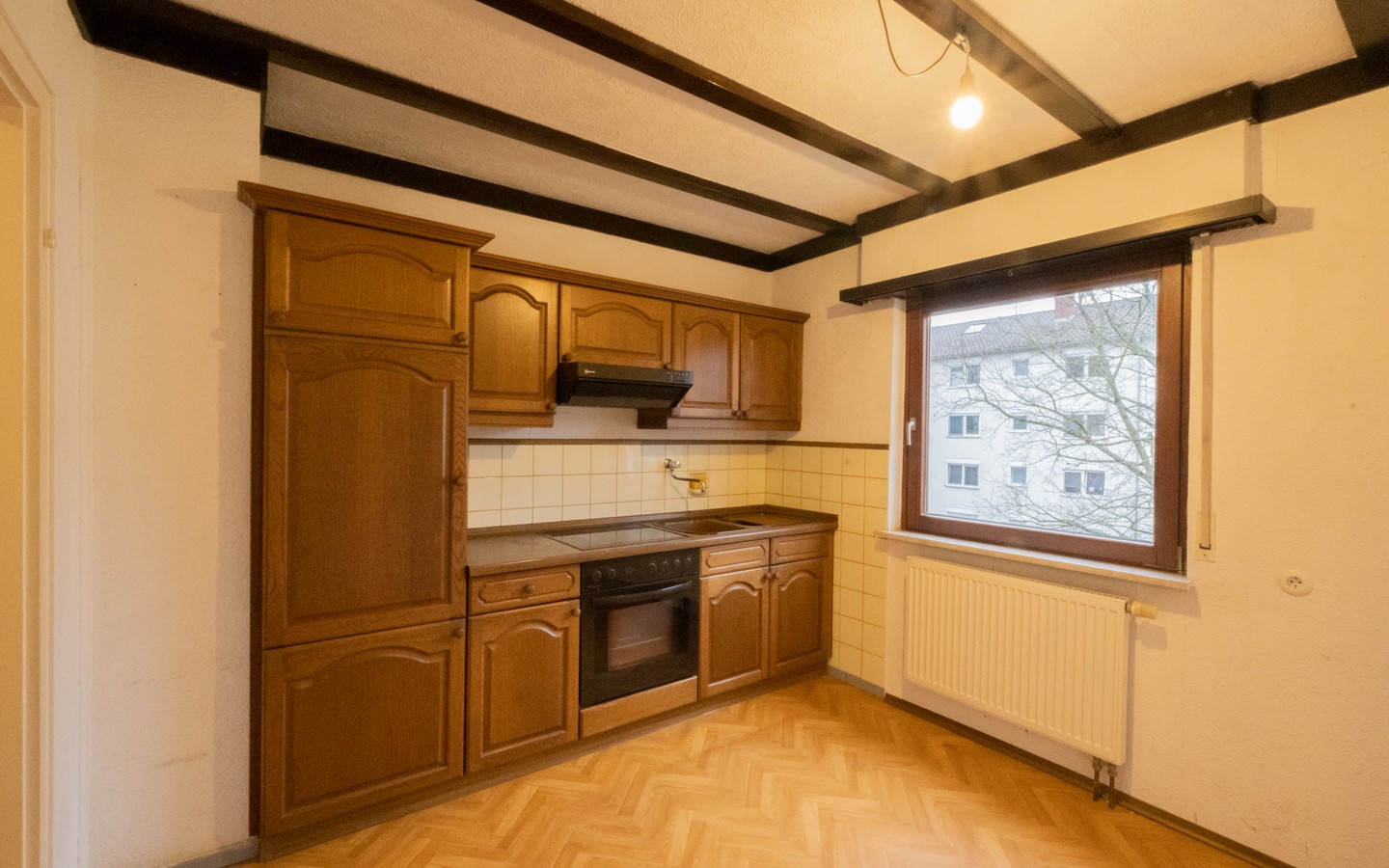 Küche - Bezugsfreie 2-Zimmer-Wohnung mit Loggia und Garage in Leimen
