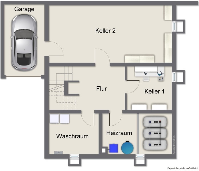 KG - Modernisiertes Einfamilienhaus mit Garten in familienfreundlicher Wohnlage von Hemsbach