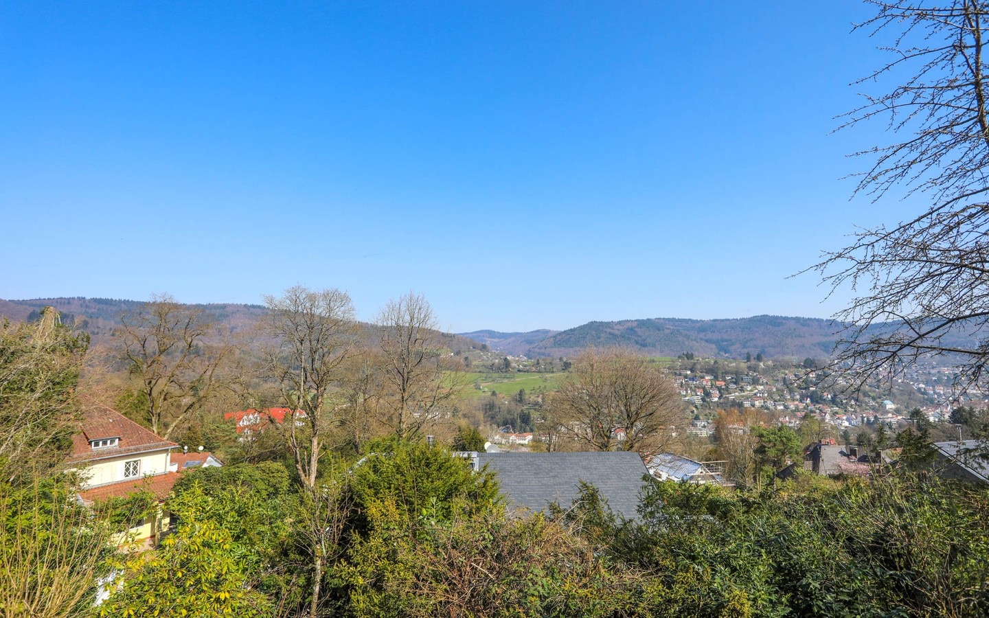 Aussicht OG - In Bestlage von HD-Schlierbach: Beeindruckendes Anwesen auf über 1.200 m² großem Grundstück