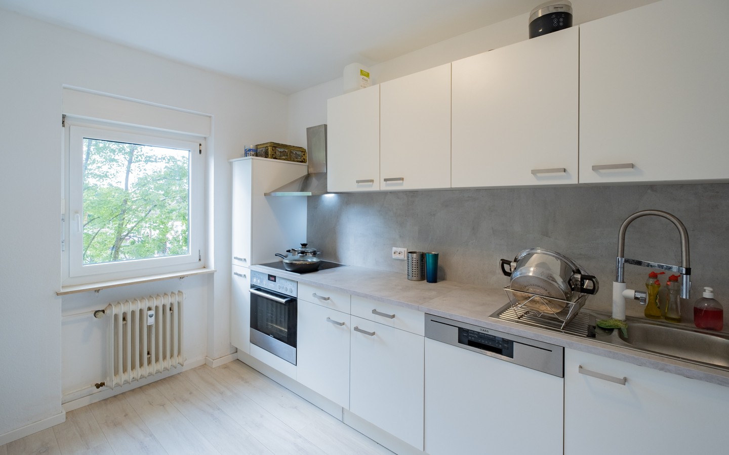 Küche - Leimen-St.Ilgen: helle 3-Zimmer-Wohnung mit Loggia, Keller und überdachtem PKW-Stellplatz