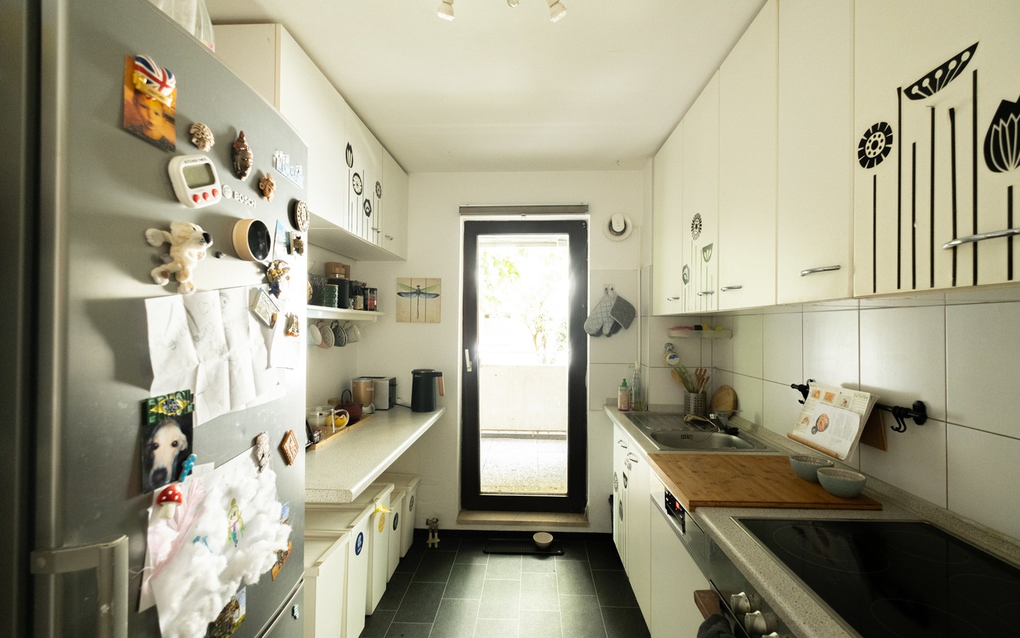 Küche - Geräumige 3-Zimmerwohnung mit direktem Gartenzugang in guter Lage von Ziegelhausen