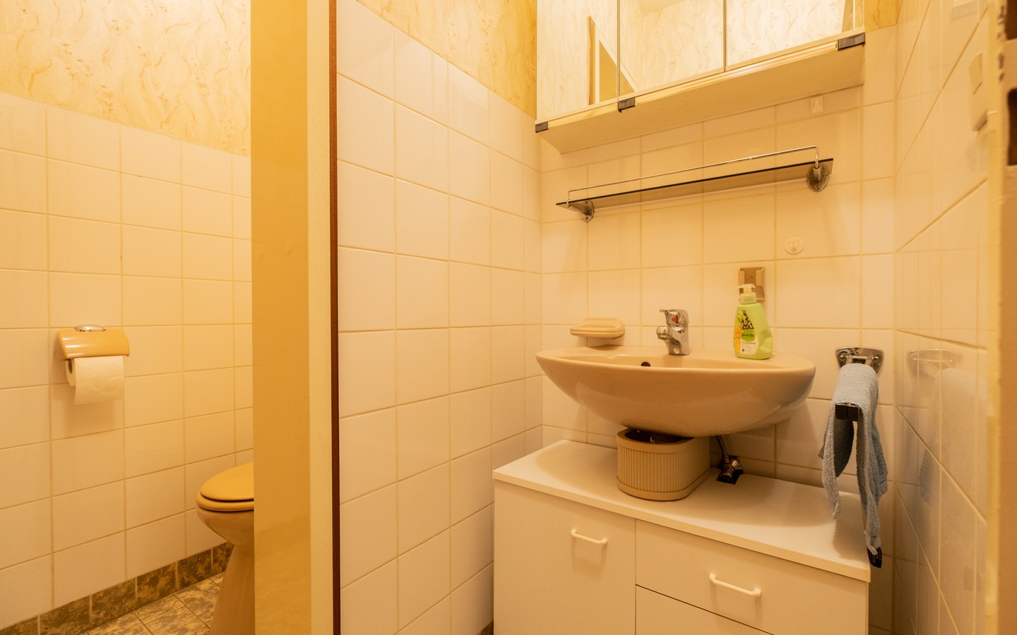 WC - Wohnen im Grünen: toll geschnittene barrierefreie 4-Zimmer-Wohnung mit Stellplatz auf dem Boxberg
