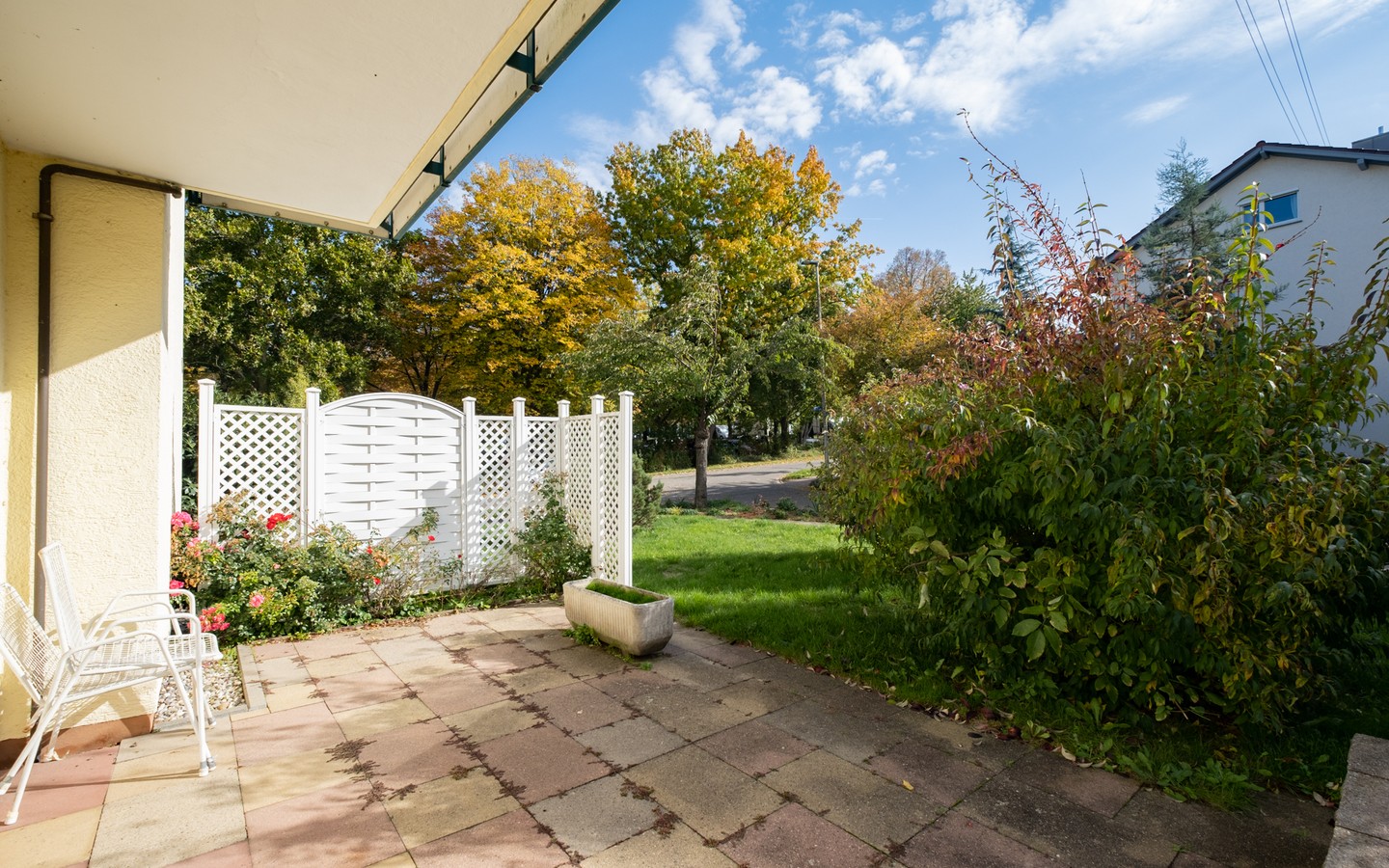 Terrasse - Direkt am Kurpark in Bad Rappenau: Freistehendes Wohnhaus in ruhiger Wohnlage mit herrlichem Garten