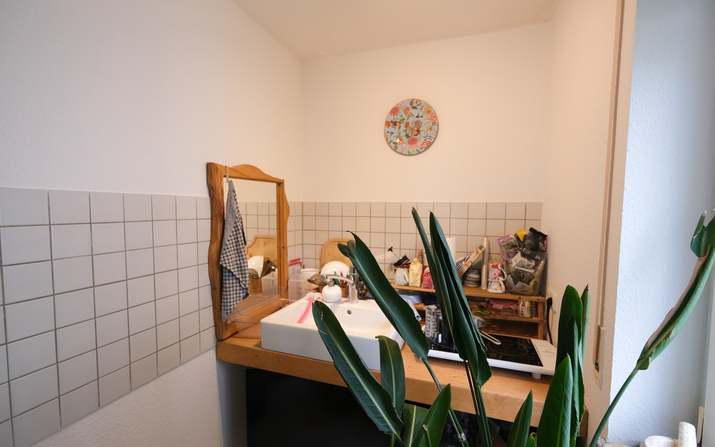 Küchenbereich - Provisionsfrei: Helle 1-Zimmer-Wohnung im schönen Ziegelhausen