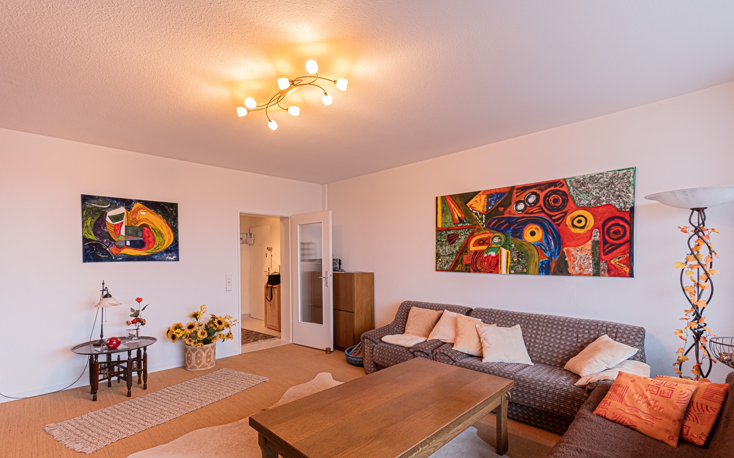 Wohnbereich - Geräumige 3-Zimmer-Wohnung mit phänomenalem Blick über Handschuhsheim