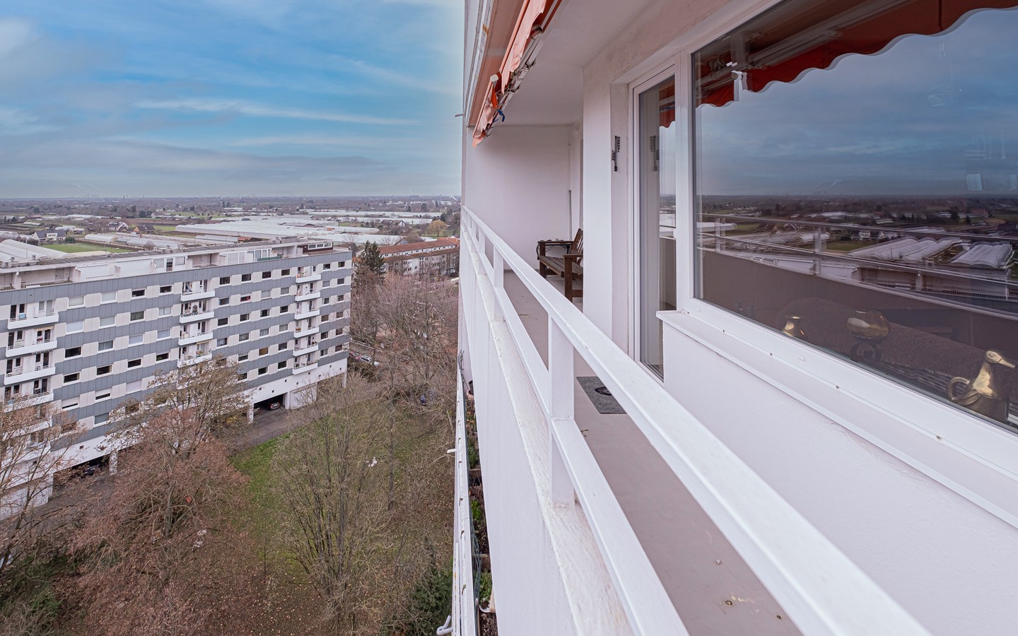 Balkon - Geräumige 3-Zimmer-Wohnung mit phänomenalem Blick über Handschuhsheim