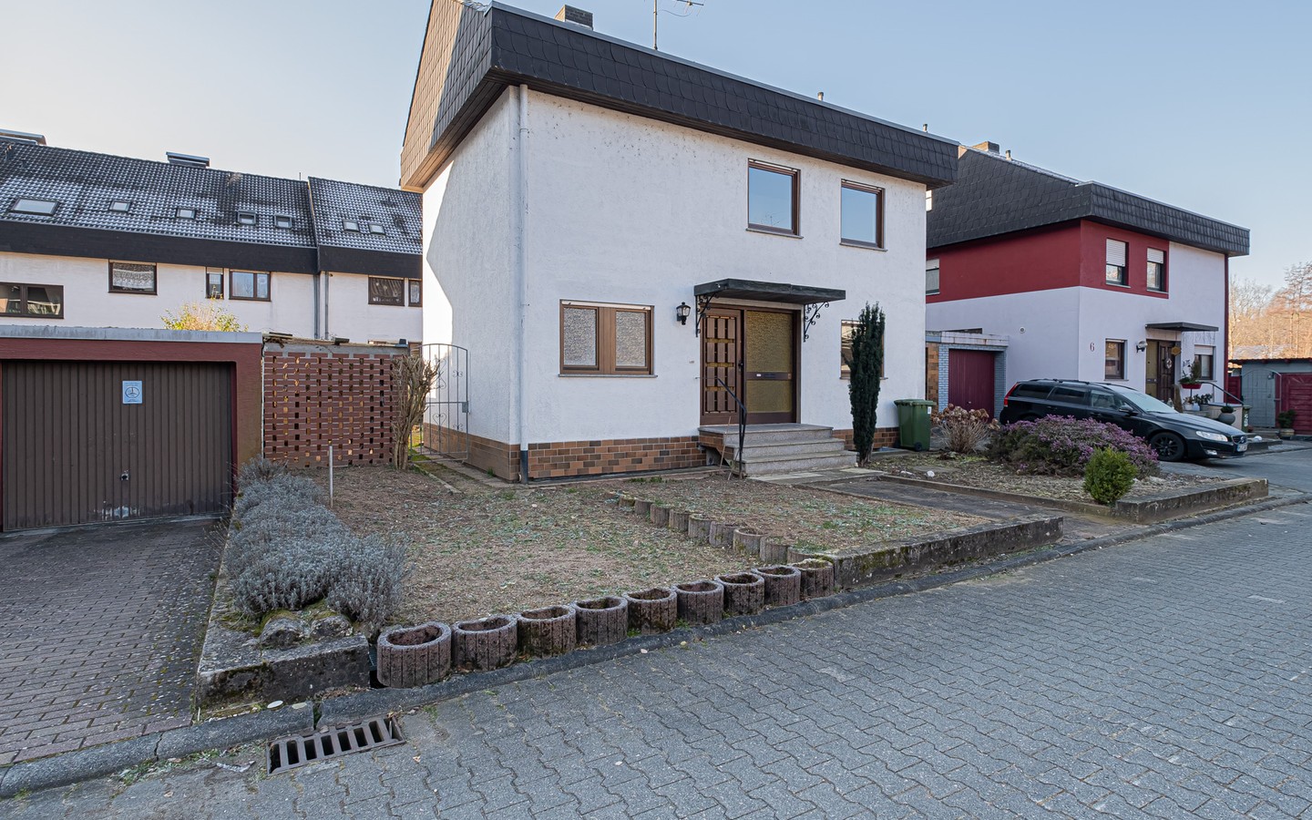 Aussenansicht vorne - Frei stehendes Einfamilienhaus in ruhiger Lage von Mörlenbach