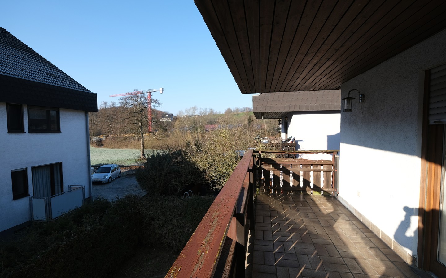 Balkonausblick - Frei stehendes Einfamilienhaus in ruhiger Lage von Mörlenbach