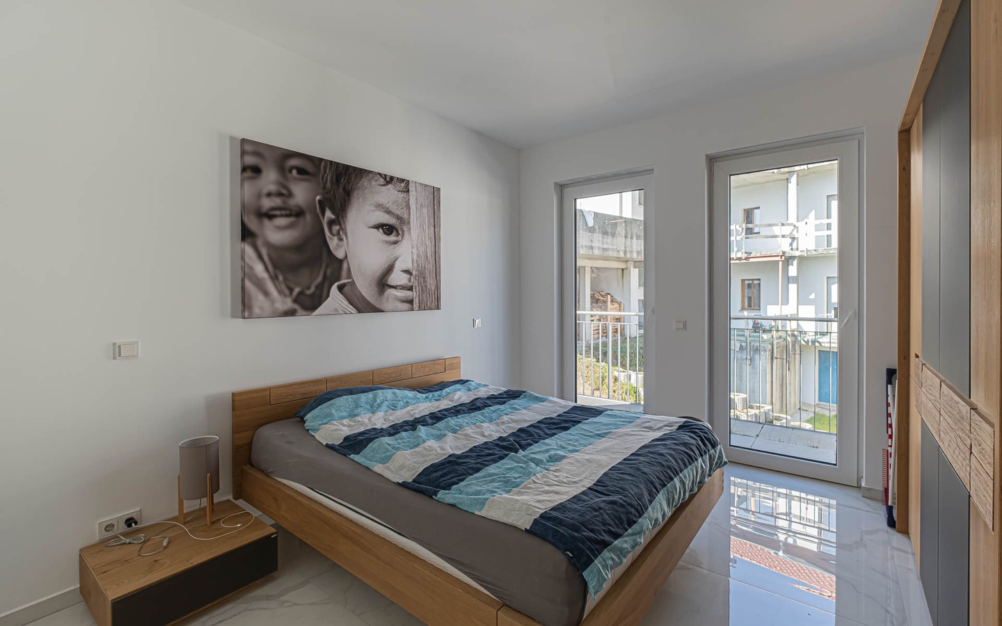 Schlafzimmer - Traumhafte Aussichten: Exklusives Penthouse in Ziegelhausen