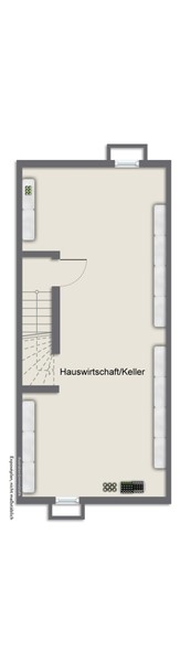 Grundriss KG - Gaiberg: Attraktiv geschnittenes, familienfreundliches Reihenmittelhaus in ruhiger Waldrandlage
