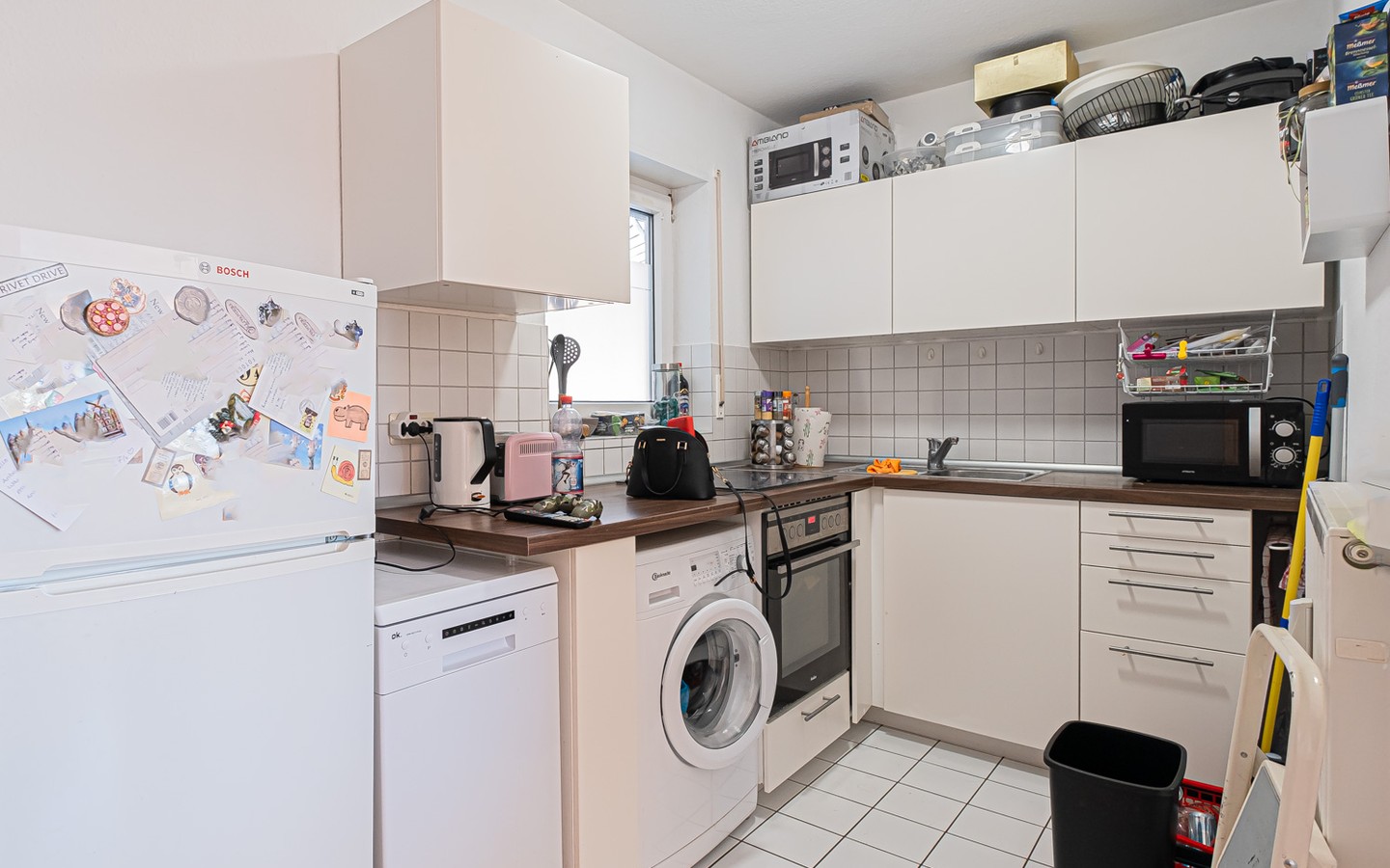 Küche - Gemütliche 2-Zimmer-Wohnung mit sonnigem Balkon und TG-Stellplatz in HD-Kirchheim