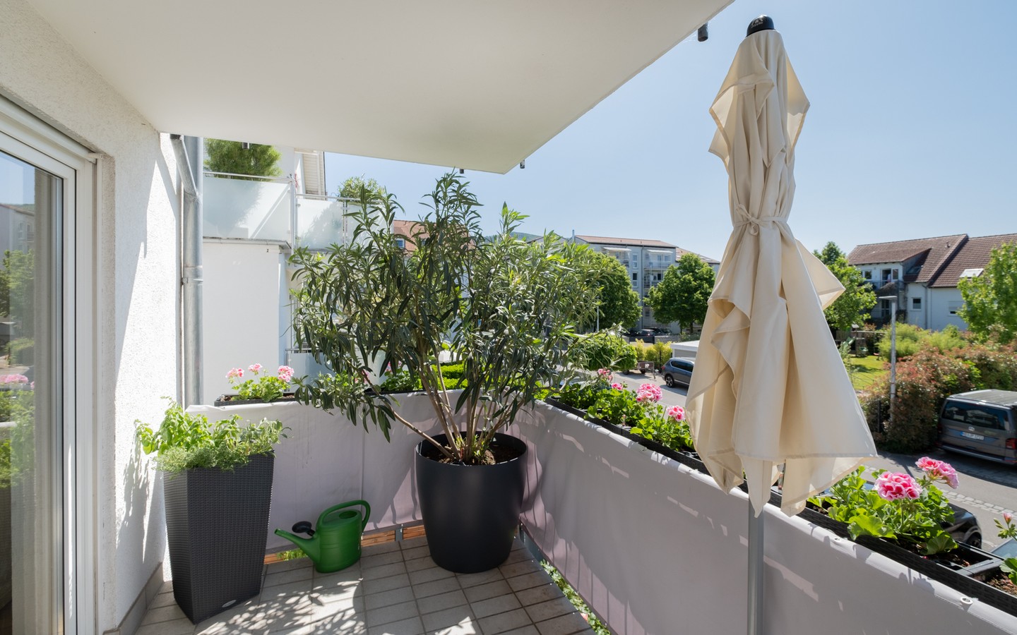 Balkon - Ohne Käuferprovision in Schriesheim: 4-Zimmer-Wohnung mit 2 Balkonen und 1 Stellplatz