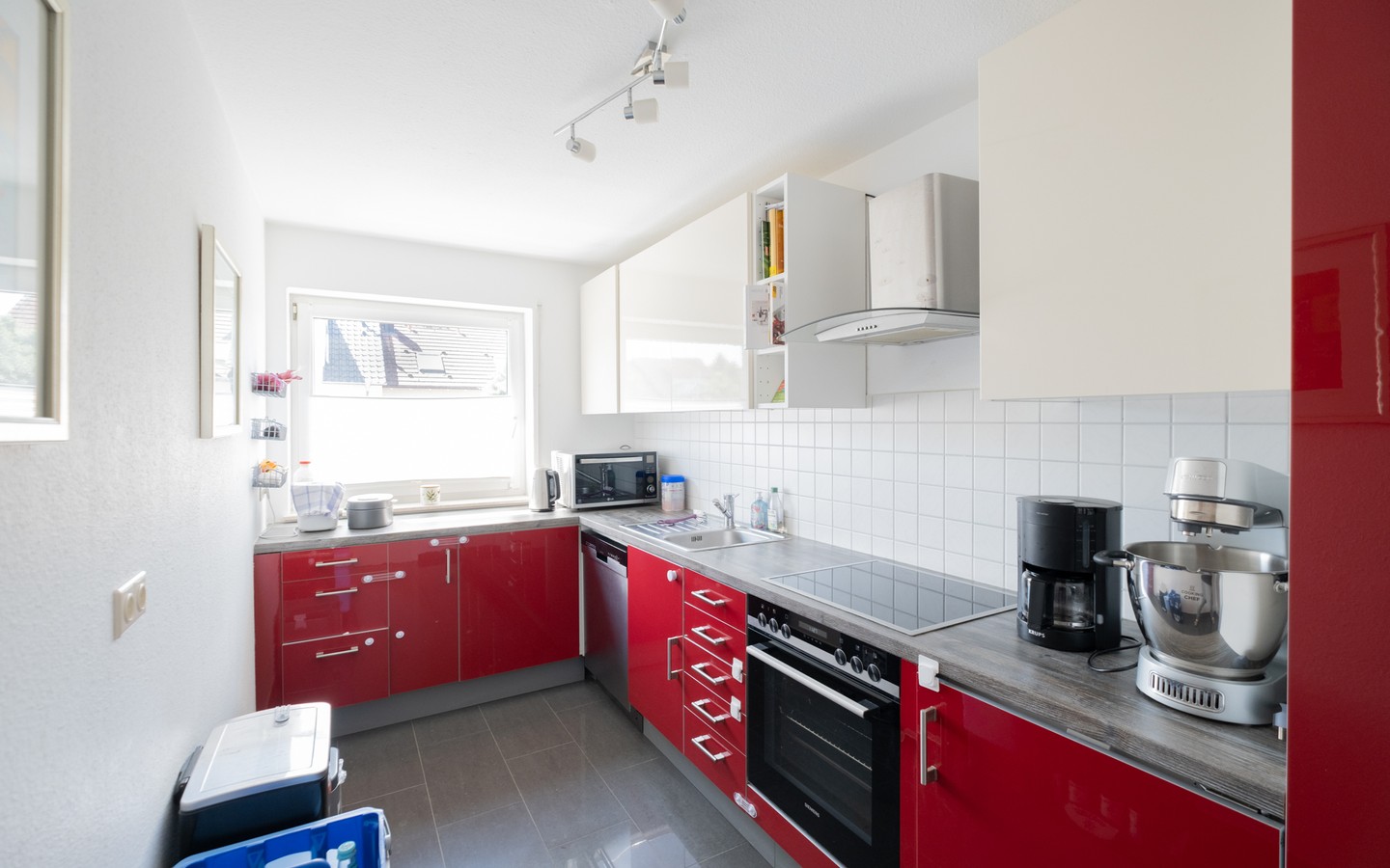 Küche - Ohne Käuferprovision in Schriesheim: 4-Zimmer-Wohnung mit 2 Balkonen und 1 Stellplatz