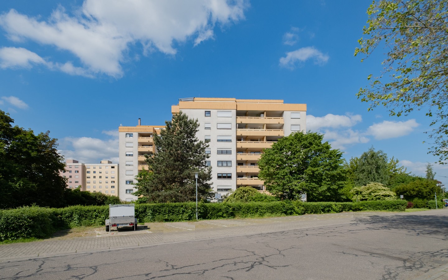 Ansicht - Kapitalanlage in Leimen: vermietete 2-Zimmer-Wohnung (barrierefrei) mit Loggia und TG-Stellplatz