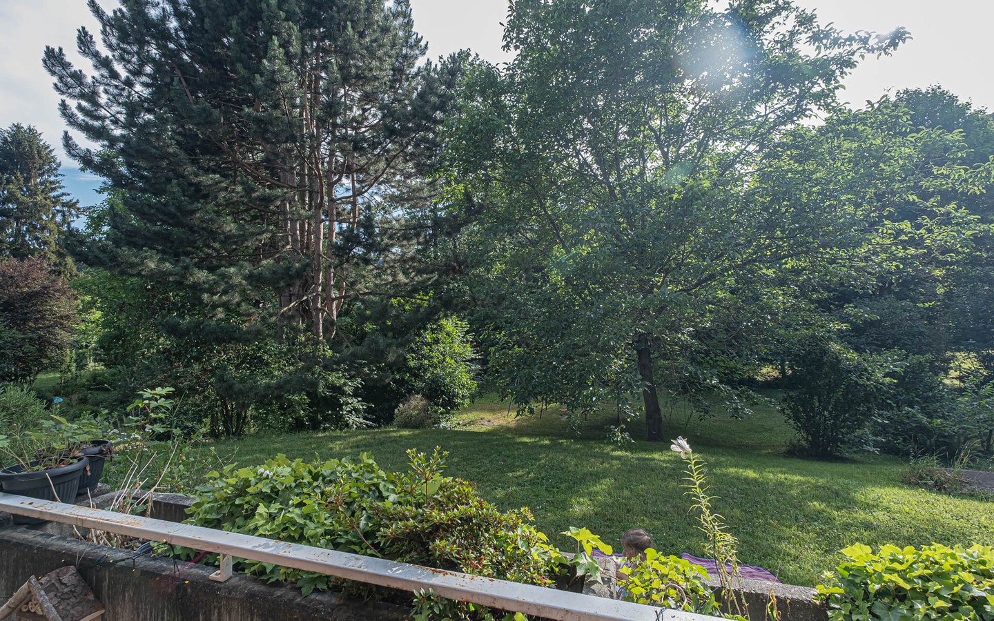 Ausblick von der Terrasse - Geräumige 3-Zimmerwohnung mit direktem Gartenzugang in guter Lage von Ziegelhausen